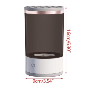 Dispozitiv Portabil de Curatare a Pensulelor de Machiaj, Flippy, Potrivit pentru Pensule de Diferite Dimensiuni, 5V, 7000RPM, Vibratii Sonice, USB, Alb/Negru, 9x9x16 cm - Img 2