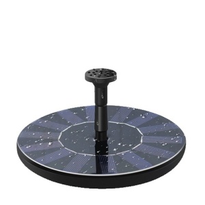 Fantana Arteziana pentru Gradina, Flippy, Solara, Automata, Rotunda, 3 Moduri de Pulverizare, Negru, 16 cm - Img 1