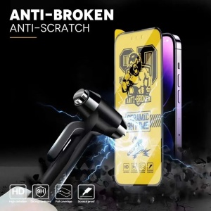 Folie de protectie Ceramica Flippy®, Transparenta HD, 9H, pentru Oppo A16 margini negre - Img 4