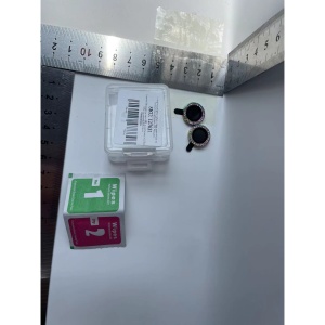 Folie de Protectie pentru Camera, Flippy, pentru iPhone 15, Tempered Glass cu Pietricele, HD, Multicolor - Img 3