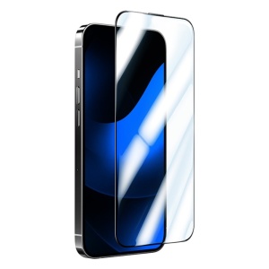 Folie ecran Flippy pentru iPhone 14 Pro Max, Sticla ESD, Top Glass, Anti-static, Negru - Img 1