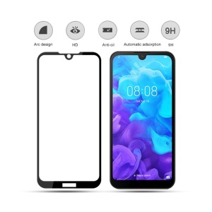Folie Sticla Flippy® pentru Huawei Y5 2019 111D Negru - Img 2