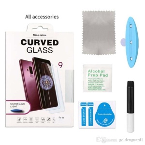 Folie Sticla Samsung Galaxy S7 Edge Full Glue Nano Water Transparent - Img 2