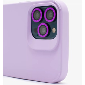 Husa Apple iPhone 14 Pro Max, Flippy, din Silicon Lichid, Interior din Microfibra, Lentile Fosforescente de Protectie Camera, Anti Amprenta, Rezistenta la Socuri, Mov - Img 8