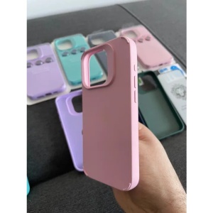Husa Apple iPhone 14 Pro Max, Flippy, din Silicon Lichid, Interior din Microfibra, Lentile Fosforescente de Protectie Camera, Anti Amprenta, Rezistenta la Socuri, Roz - Img 10