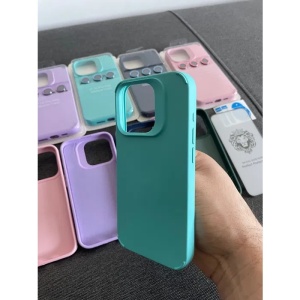 Husa Apple iPhone 15 Pro, Flippy, din Silicon Lichid, Interior din Microfibra, Lentile Fosforescente de Protectie Camera, Anti Amprenta, Rezistenta la Socuri, Bleu - Img 8