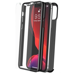 Husa Apple iPhone 7 Plus Full Cover 360 Negru + Folie de protectie - Img 5