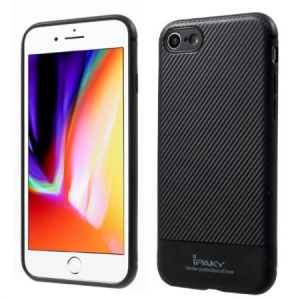 Husa Apple iPhone 7 Plus IPAKY Carbon Fiber Negru - Img 12