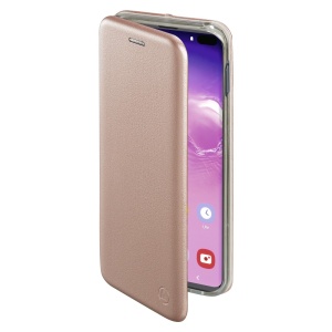 Husa de protectie Flippy compatibila cu Apple iPhone 12/12 Pro Magnet Book Case Roz-Auriu - Img 13