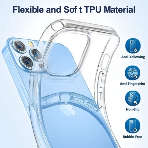 Husa de protectie Flippy compatibila cu Oppo A53 Tpu 1.0 mm Transparent - Img 3