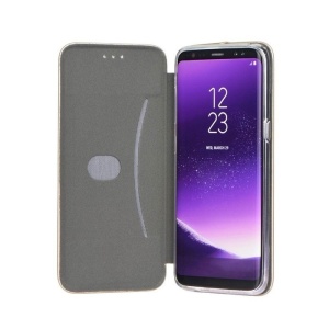 Husa de protectie Flippy compatibila cu Samsung S20 FE Magnet Book Case Roz Auriu - Img 5