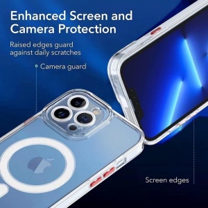 Husa de Protectie, Flippy, pentru Apple iPhone 16 Pro, MagSafe, TPU, Antisoc, Rezistenta la Impact, Protectie Camera, Transparent - Img 4