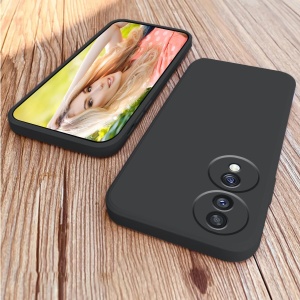Husa de Protectie, Flippy, pentru Honor 70, Liquid Silicone, cu Microfibra pe Interior, Protectie Antisoc, Compatibil Incarcare Wireless, Negru - Img 3