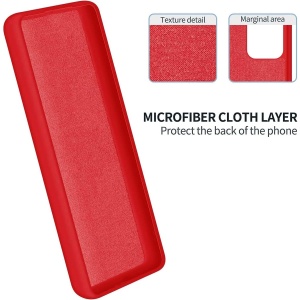Husa de Protectie, Flippy, pentru Huawei P60 Pro, Liquid Silicon, cu Microfibra pe Interior, Protectie Antisoc, Compatibil Incarcare Wireless, Rosu - Img 3