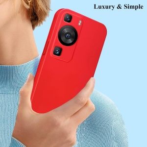 Husa de Protectie, Flippy, pentru Huawei P60 Pro, Liquid Silicon, cu Microfibra pe Interior, Protectie Antisoc, Compatibil Incarcare Wireless, Rosu - Img 13