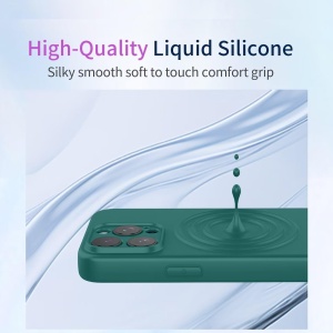 Husa de Protectie, Flippy, pentru Oppo Reno 11 F, Liquid Silicone, cu Microfibra pe Interior, Protectie Antisoc, Compatibil Incarcare Wireless, Verde - Img 4