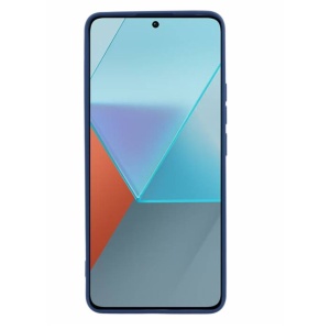 Husa de Protectie, Flippy, pentru Xiaomi Redmi Note 13 Pro Plus 5G, Liquid Silicone, cu Microfibra pe Interior, Protectie Antisoc, Compatibil Incarcare Wireless, Albastru - Img 3
