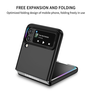Husa de protectie Flippy, Pliere Tridimensionala, Multifunctionala, PC, pentru Samsung Galaxy Z Flip 3 , Negru - Img 4