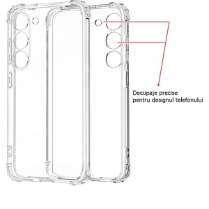 Husa de protectie Flippy, TPU, pentru Samsung A34 5G, Antisoc, Protectie colturi, Rezistenta la impact, Transparenta - Img 4