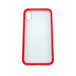 Husa de protectie Magnetic 360 pentru Apple iPhone XS Max, Rosu - Img 1