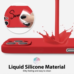 Husa de Protectie Matte TPU, Flippy, pentru Apple iPhone 16 Pro Max, Protectie Camera, Antisoc, Antizgariere, Antialunecare, Acoperire Completa, Rosu - Img 3