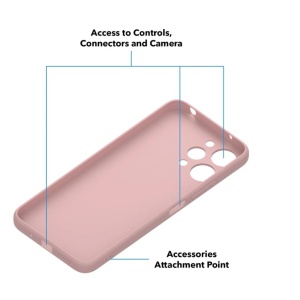Husa de Protectie Matte TPU, Flippy, pentru Xiaomi Redmi 12, Protectie Camera, Antisoc, Antizgariere, Antialunecare, Acoperire Completa, Roz - Img 8