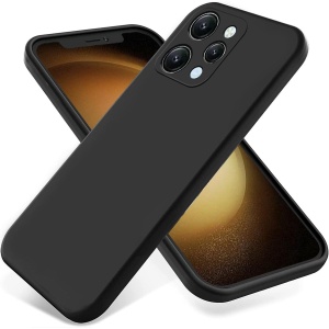 Husa de Protectie Matte TPU, Flippy, pentru Xiaomi Redmi 12, Protectie Camera, Antisoc, Antizgariere, Antialunecare, Acoperire Completa, Negru