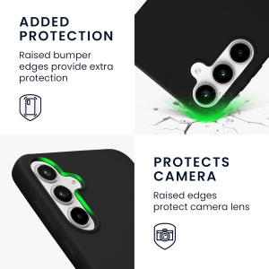 Husa de Protectie Matte TPU, Flippy, pentru Xiaomi Redmi 13C, Protectie Camera, Antisoc, Antizgariere, Antialunecare, Acoperire Completa, Negru - Img 7