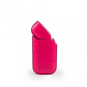 Husa Flippy pentru IQOS 2.4 Plus, Capac de Protectie, Anti Soc si Zgarieturi, din Piele Ecologica, 43 g, 12 x 6 x 2.5 cm, Roz - Img 4