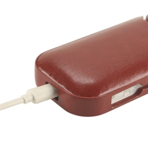 Husa Flippy pentru IQOS 2.4 Plus, Capac de Protectie, Anti Soc si Zgarieturi, din Piele Ecologica, 43 g, 12 x 6 x 2.5 cm, Maro - Img 3