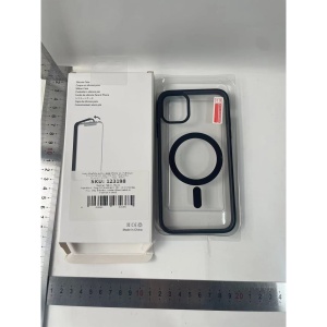 Husa MagSafe pentru Apple iPhone 11, Full Cover, Frosted Acrylic Color Big Hole, Magnetica, Incarcare Wireless, Flippy, Negru - Img 8
