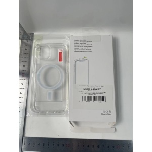 Husa MagSafe Silicone pentru iPhone 14, Flippy, Transparenta - Img 14