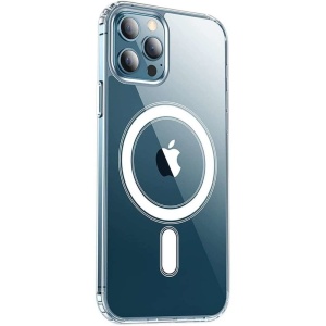 Husa MagSafe Silicone pentru iPhone 14 Pro, Flippy, Transparenta - Img 9