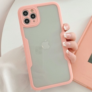 Husa Max Defence pentru Samsung Galaxy A53 5G, Bumper Roz, Fata Dubla Transparenta, Protectie Antisoc Full 360 ( fata, spate, margini ), Flippy - Img 3