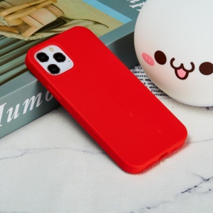 Husa pentru Apple iPhone 14 Flippy, Liquid Silicone, cu Microfibra pe interior, Protectie Antisoc, Rosu - Img 5
