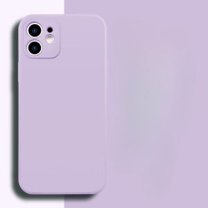 Husa pentru Apple iPhone 14 Pro Max Flippy, Liquid Silicone, cu Microfibra pe interior, Protectie Antisoc, Grass purple, Mov - Img 3