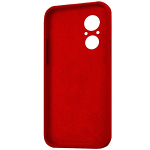 Husa pentru Huawei NOVA 9 SE, Flippy, Liquid Silicone, cu Microfibra pe interior, Protectie Antisoc, Rosu - Img 3