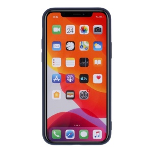 Husa protectie compatibila cu Apple iPhone 11 Pro Max Liquid Silicone Case Albastru inchis - Img 10