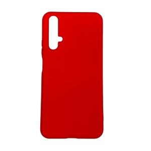 Husa protectie compatibila cu Huawei Nova 5T Liquid Silicone Case Rosu - Img 8