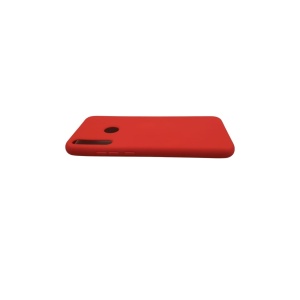 Husa protectie compatibila cu Huawei P40 Lite E Liquid Silicone Case Rosu - Img 9