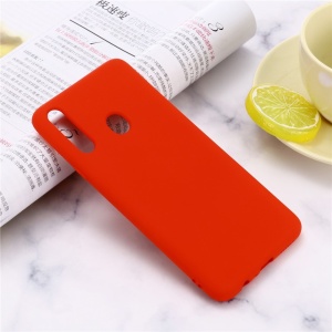 Husa protectie compatibila cu Samsung A20E Liquid Silicone Case Rosu - Img 5