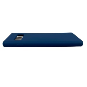 Husa protectie compatibila cu Samsung S10 Liquid Silicone Case Albastru inchis - Img 7