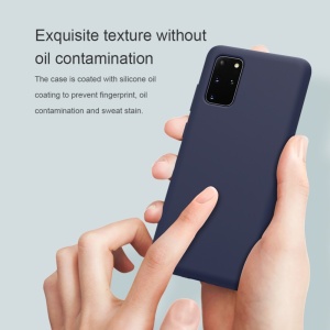 Husa protectie compatibila cu Samsung S20 Liquid Silicone Case Albastru inchis - Img 10