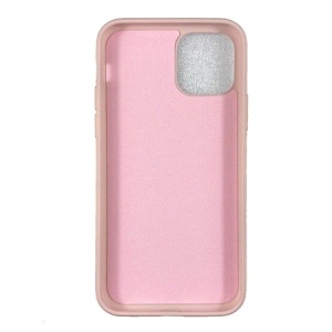 Husa protectie Flippy compatibila cu Apple iPhone 11 Pro Liquid Silicone Case Roz - Img 2