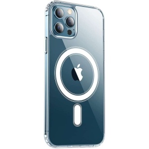 Husa protectie Flippy compatibila cu Apple iPhone 12/12 Pro Mag Safe Silicone Transparent - Img 6