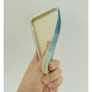 Husa protectie Flippy compatibila cu Apple iPhone 12 Mini Tpu Ombre, Verde/Alb - Img 8