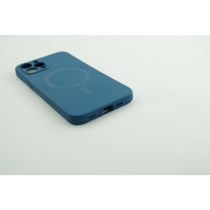 Husa protectie Flippy compatibila cu Apple iPhone 12 Pro Mag Safe Silicone Albastru inchis - Img 4
