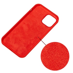 Husa protectie Flippy compatibila cu Apple iPhone 13 Pro Liquid Silicone Rosu - Img 6