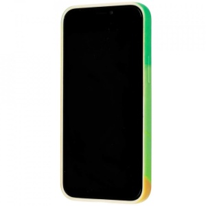 Husa protectie Flippy compatibila cu Apple iPhone XR Tpu Ombre, Verde/Portocaliu - Img 8