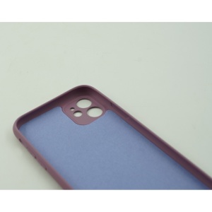 Husa protectie Flippy compatibila cu Samsung Galaxy A02S Liquid Silicone Case Mov - Img 5